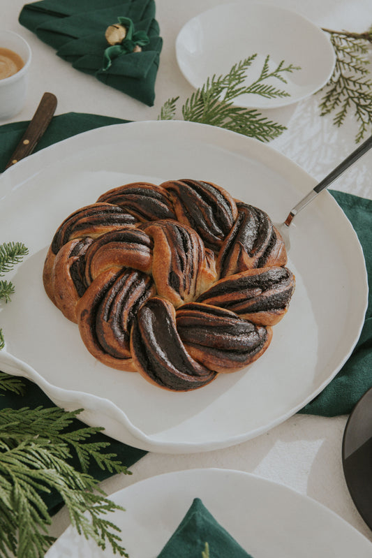 Chocolate Babka Wreath