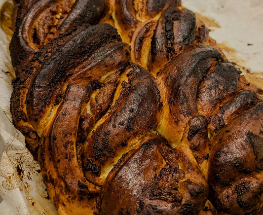 Chocolate babka bun